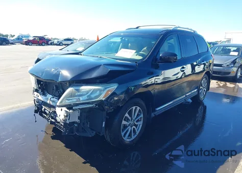2015 Nissan Pathfinder Sl из США, поврежденный, VIN 5N1AR2MN9FC624202